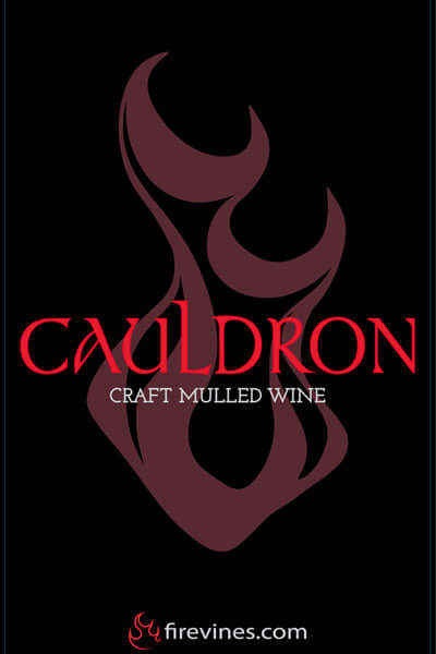 Cauldron Craft Mulled Wine showcasing premium BC red wine and best served on the ski hill or by a warm fire.